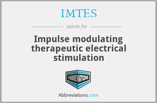 What is the abbreviation for impulse modulating therapeutic electrical stimulation?